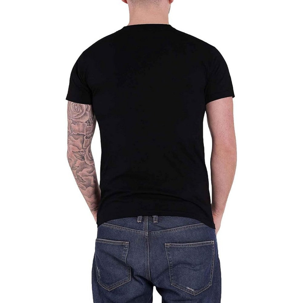 Black - Back - Che Guevara Unisex Adult Red On Black Cotton T-Shirt