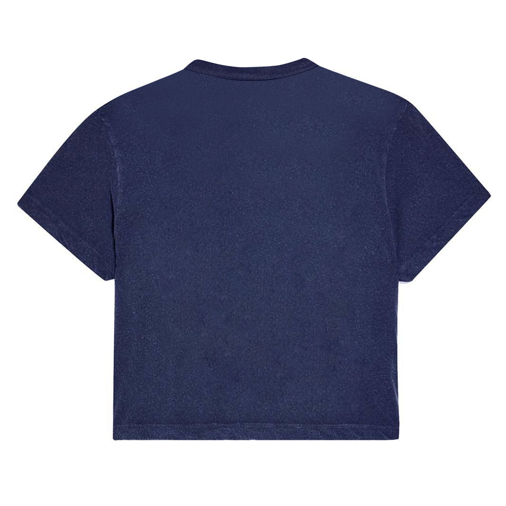 Navy Blue - Back - Space Jam Womens-Ladies Welcome To The Jam Character Cotton Cropped T-Shirt