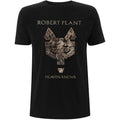Black - Front - Robert Plant Unisex Adult Heaven Knows Cotton Slim T-Shirt