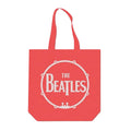 Orange - Back - The Beatles Love Me Do Cotton Tote Bag