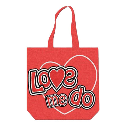 Orange - Front - The Beatles Love Me Do Cotton Tote Bag