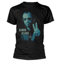 Black - Front - Ringo Starr Unisex Adult Peace Fingers Cotton T-Shirt
