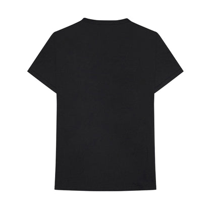 Black - Back - Run DMC Womens-Ladies Paris Photograph Cotton T-Shirt