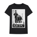 Black - Front - Run DMC Womens-Ladies Paris Photograph Cotton T-Shirt