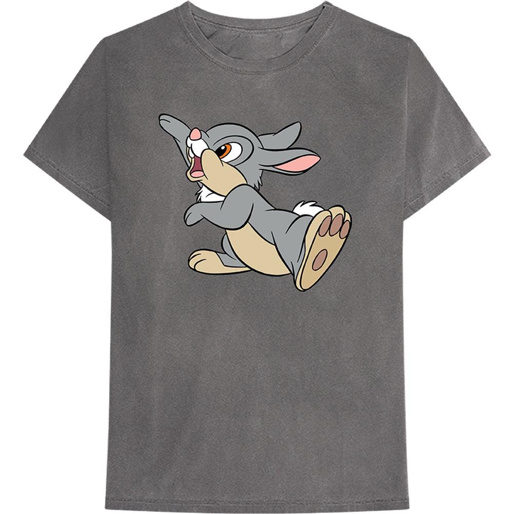 Charcoal Grey - Front - Bambi Unisex Adult Thumper Wave T-Shirt