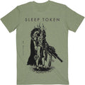 Green - Front - Sleep Token Unisex Adult The Summoning T-Shirt