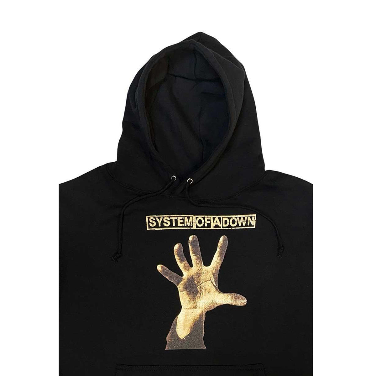 Black - Back - System Of A Down Unisex Adult Hand Hoodie