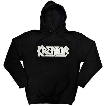 Black - Front - Kreator Unisex Adult Satan Is Real Hoodie