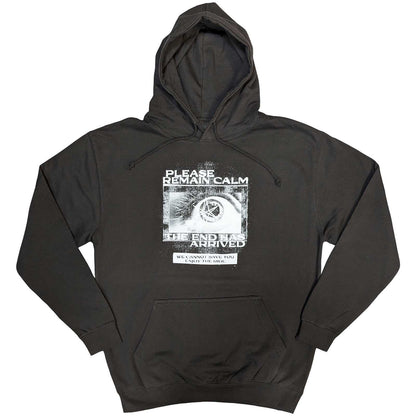 Grey - Front - Bring Me The Horizon Unisex Adult Remain Calm FP Hoodie