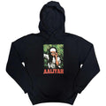 Navy Blue - Front - Aaliyah Unisex Adult Foliage Hoodie