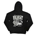 Black - Back - Volbeat Unisex Adult Louder And Faster Back Print Full Zip Hoodie