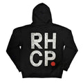 Black - Back - Red Hot Chilli Peppers Unisex Adult Asterisk Full Zip Hoodie