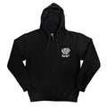 Black - Front - No Doubt Unisex Adult Checked Logo Full Zip Hoodie
