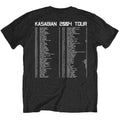Black - Back - Kasabian Unisex Adult Ultra Face 2004 Tour Cotton T-Shirt