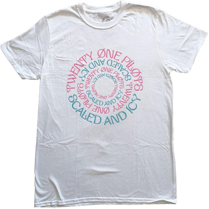 White - Front - twenty one pilots Unisex Adult Cotton T-Shirt