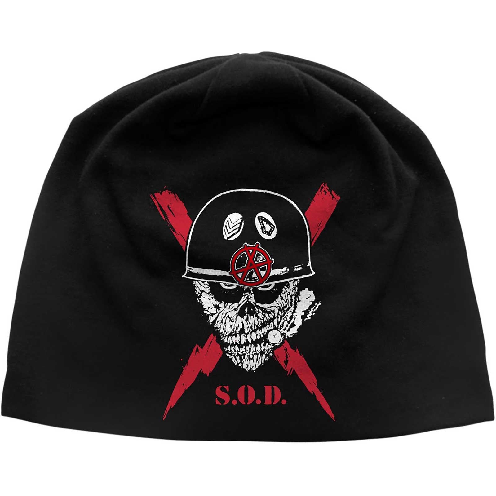 Black - Front - Stormtroopers Of Death Unisex Adult Scrawled Lightning Beanie
