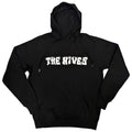 Black - Front - The Hives Unisex Adult Flames Logo Hoodie
