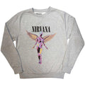 Grey - Front - Nirvana Unisex Adult In Utero Sweatshirt