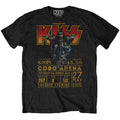 Black - Front - Kiss Unisex Adult Cobra Arena ´76 T-Shirt