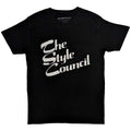 Black-White - Front - The Style Council Unisex Adult Stacked Logo T-Shirt