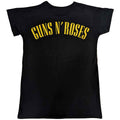 Grey - Back - Guns N Roses Womens-Ladies Classic Logo Pyjama Top