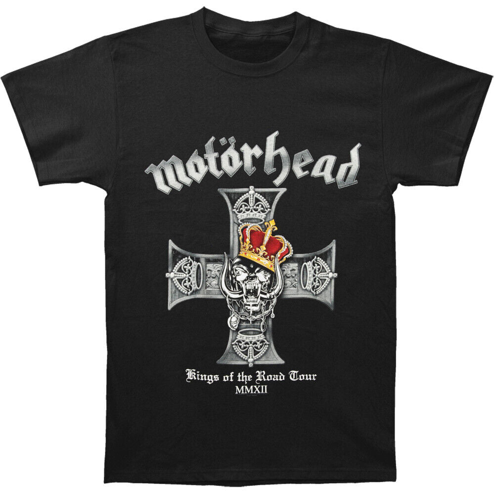 Black - Front - Motorhead Unisex Adult King Of The Road T-Shirt