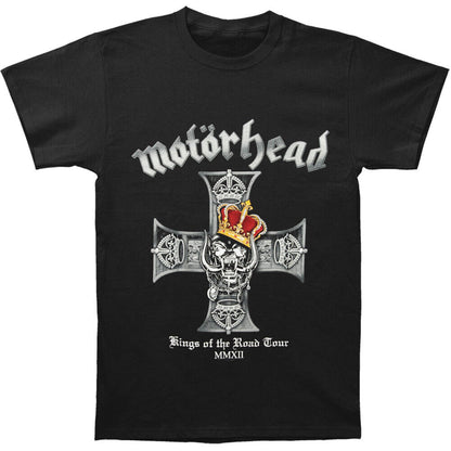 Black - Front - Motorhead Unisex Adult King Of The Road T-Shirt
