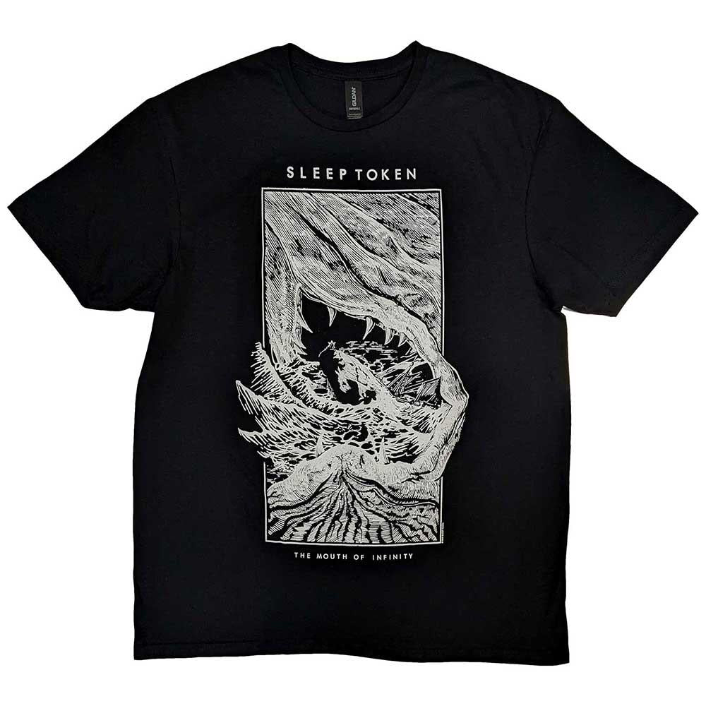 Black - Front - Sleep Token Unisex Adult The Mouth Of Infinity T-Shirt