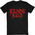 Black - Front - Ice Nine Kills Unisex Adult Cross Swords Cotton T-Shirt