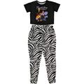 Black-White - Front - Prince Womens-Ladies Purple Rain Pyjama Set