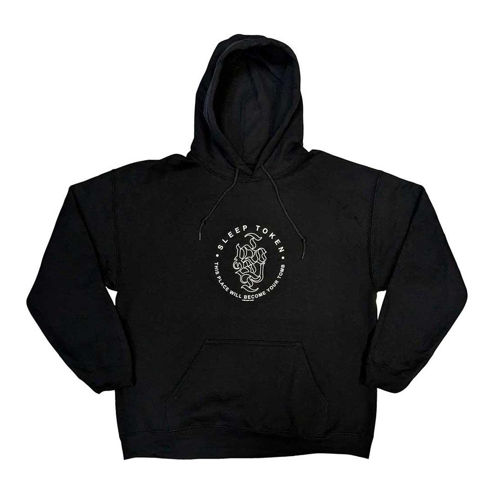 Black - Front - Sleep Token Unisex Adult This Place Will Become Your Tomb Hoodie