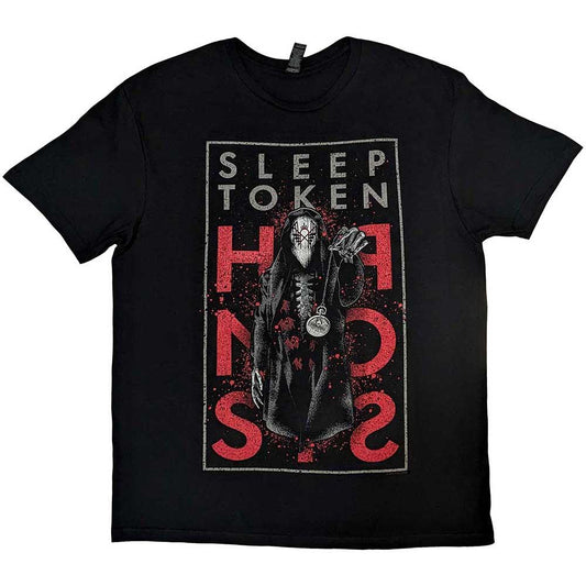 Black - Front - Sleep Token Unisex Adult Hypnosis Cotton T-Shirt