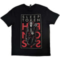 Black - Front - Sleep Token Unisex Adult Hypnosis Cotton T-Shirt