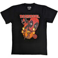Black-Red - Front - Deadpool Unisex Adult Collage T-Shirt