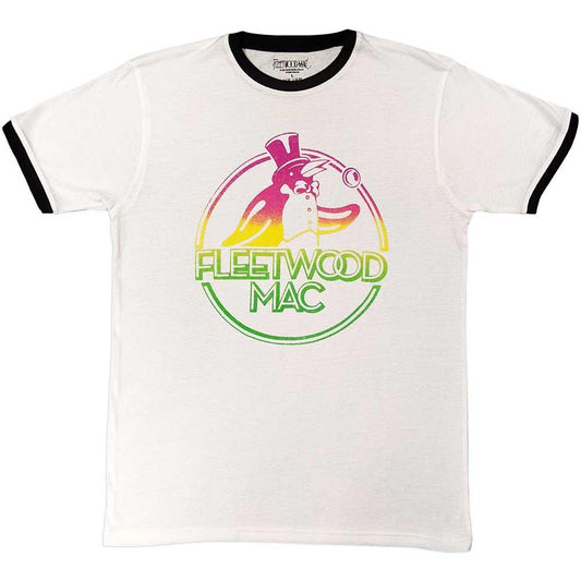 White - Front - Fleetwood Mac Unisex Adult Penguin T-Shirt