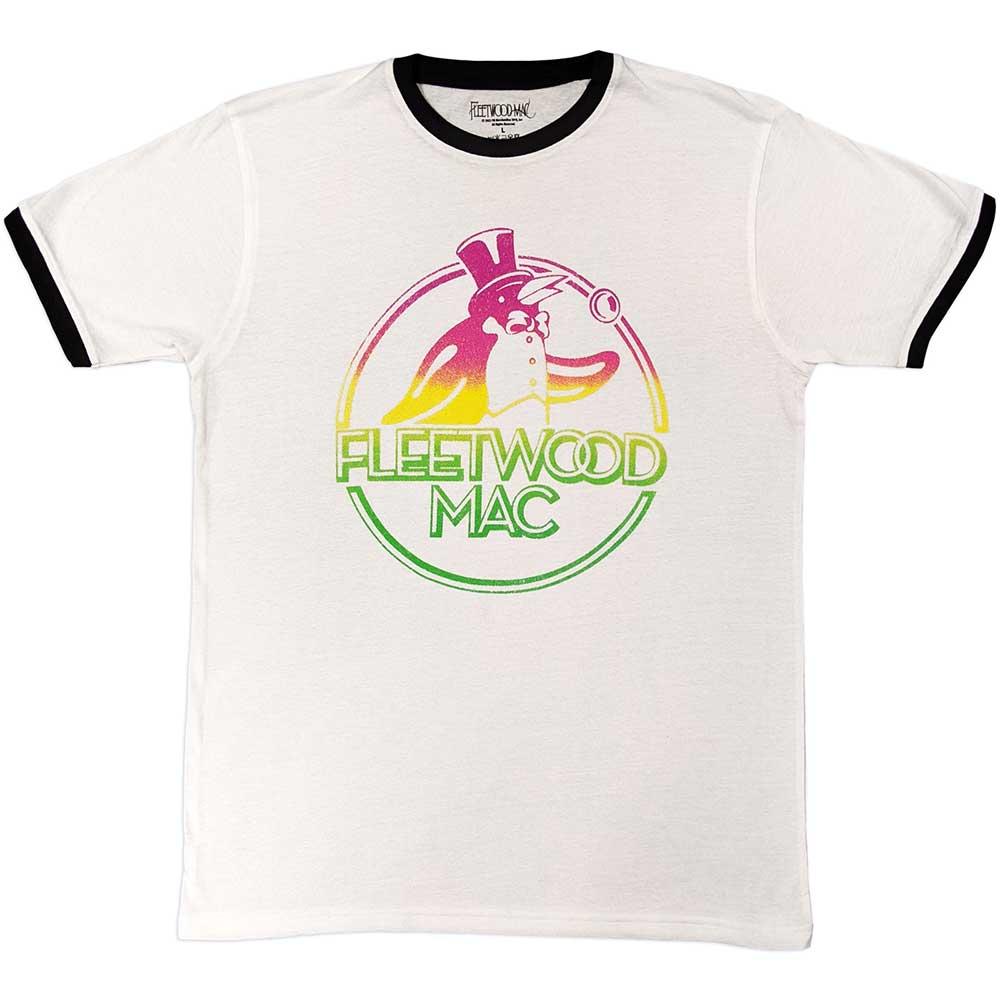 White - Front - Fleetwood Mac Unisex Adult Penguin T-Shirt