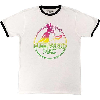 White - Front - Fleetwood Mac Unisex Adult Penguin T-Shirt