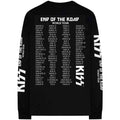 Black - Back - Kiss Unisex Adult End Of The Road Tour Long-Sleeved T-Shirt