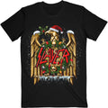 Black - Front - Slayer Unisex Adult Holiday Eagle Christmas T-Shirt