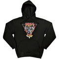 Black - Front - Kiss Unisex Adult End Of The Road World Tour Triangle Hoodie