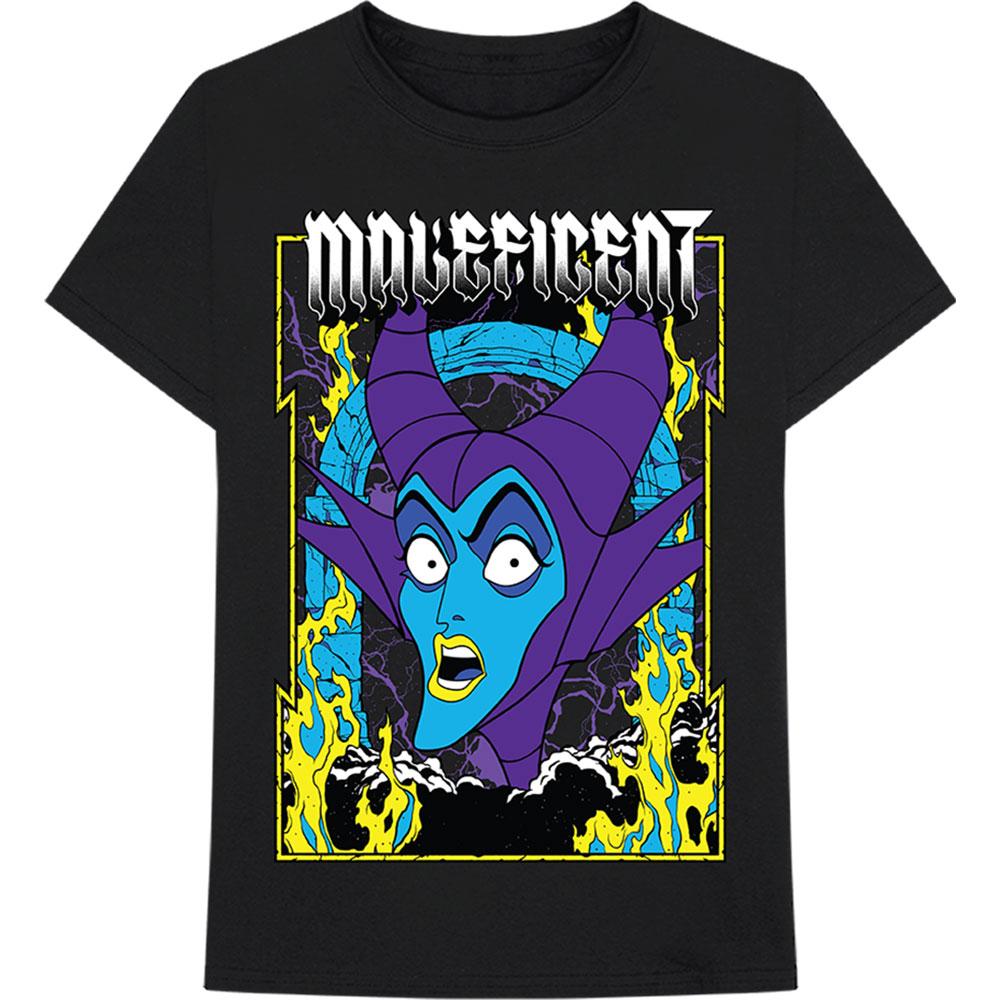 Black - Front - Disney Unisex Adult Maleficent T-Shirt