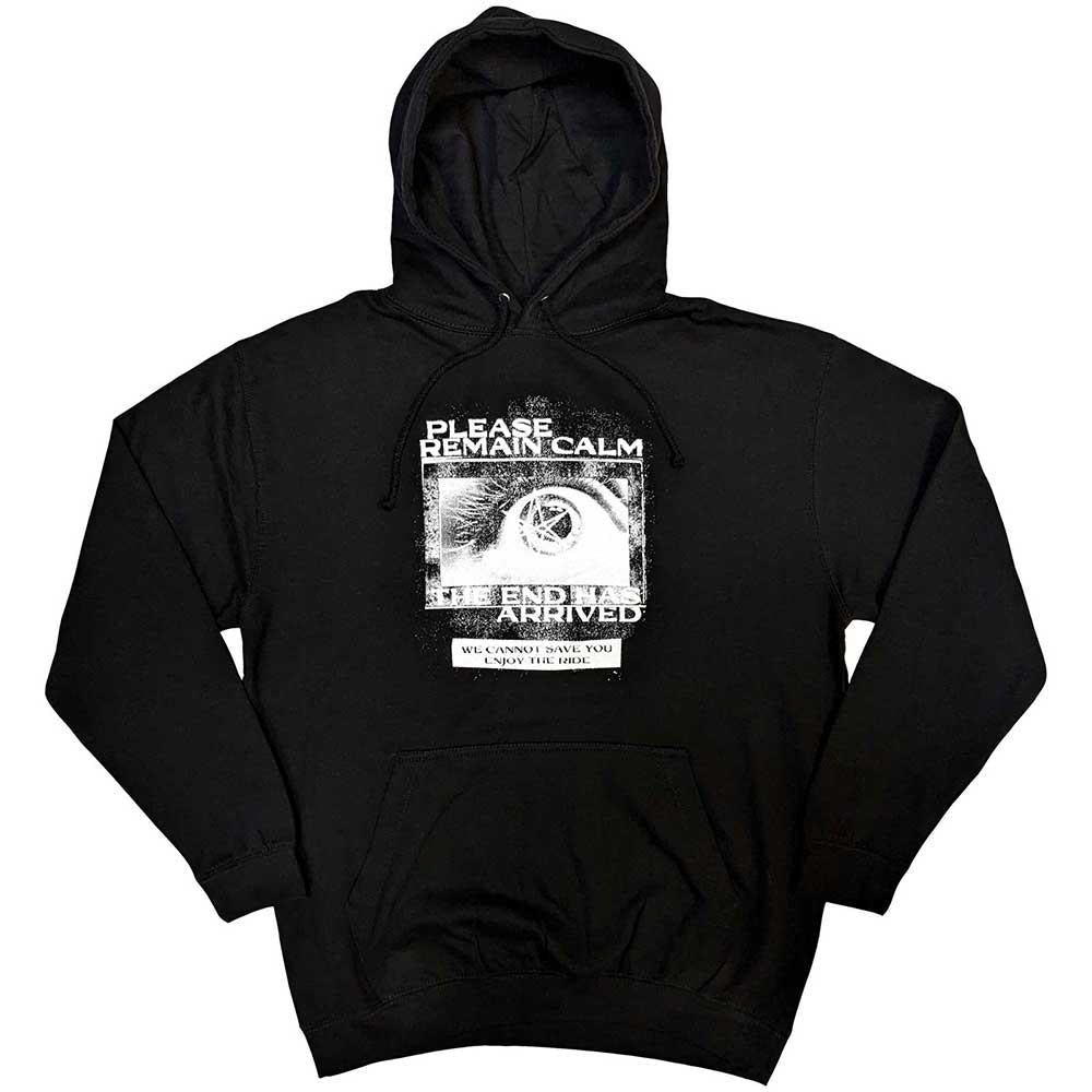 Black - Front - Bring Me The Horizon Unisex Adult Remain Calm Hoodie