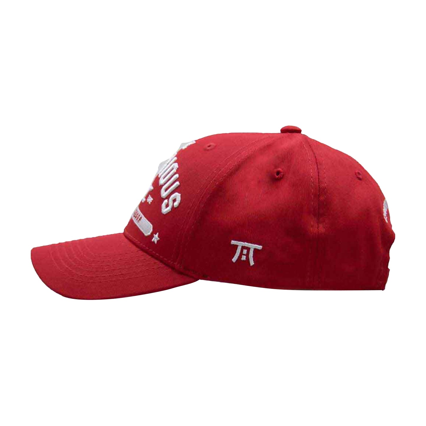 Red - Side - Tokyo Time Unisex Adult Notorious McGregor UFC Logo Baseball Cap