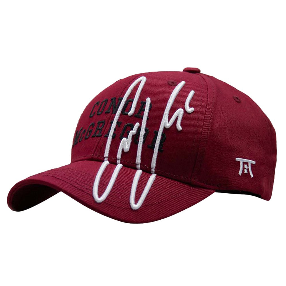 Red - Front - Tokyo Time Unisex Adult McGregor UFC Baseball Cap