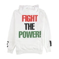 White - Back - Public Enemy Unisex Adult Fight The Power Back Print Hoodie