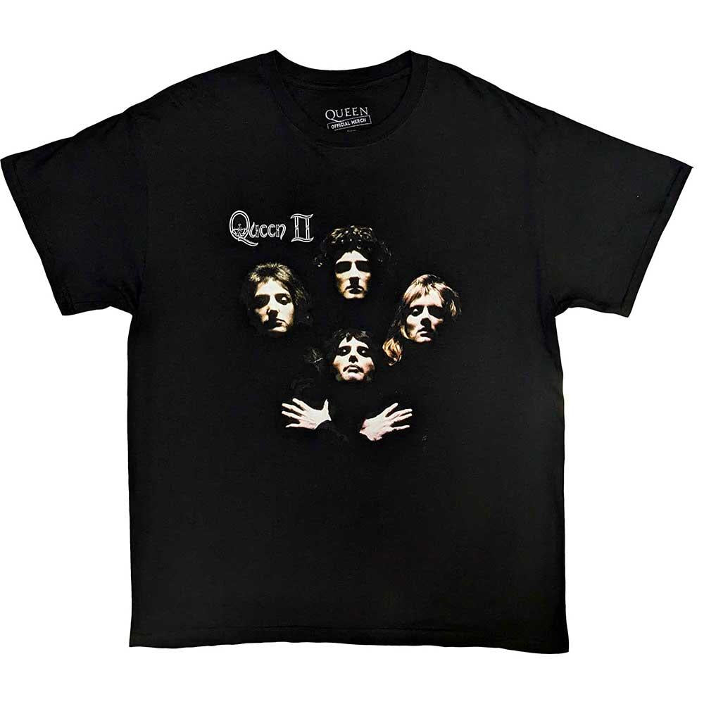 Black - Front - Queen Unisex Adult Bo Rhap Cotton T-Shirt