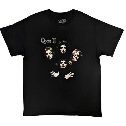 Black - Front - Queen Unisex Adult Bo Rhap Cotton T-Shirt