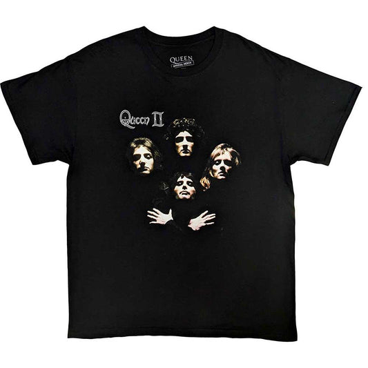Black - Front - Queen Unisex Adult Bo Rhap Cotton T-Shirt