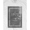White-Black - Side - The 1975 Unisex Adult Facedown Cotton T-Shirt