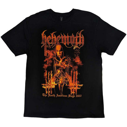 Black - Front - Behemoth Unisex Adult North American Tour 22 Puppet Master Back Print T-Shirt